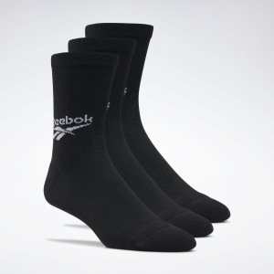 Reebok Classic Crew Socken Damen - Schwarz - DE 423-GBT